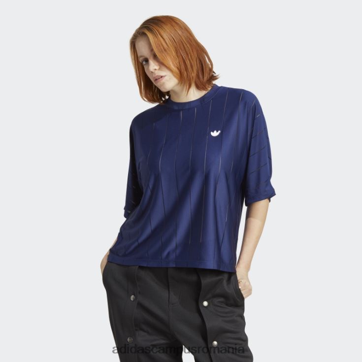 adidas campus romania tricou cu mânecă scurtă versiunea albastru de noapte femei cer de noapte J266N29628