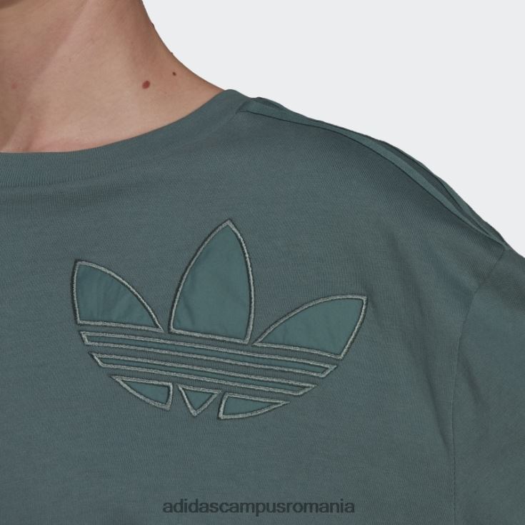 adidas campus romania tricou cu plasture trefoil tech emerald adidas femei smarald tehnologie J266N210578