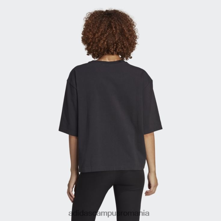 adidas campus romania tricou cu umplutură cu trefoil originals negru femei negru J266N29334