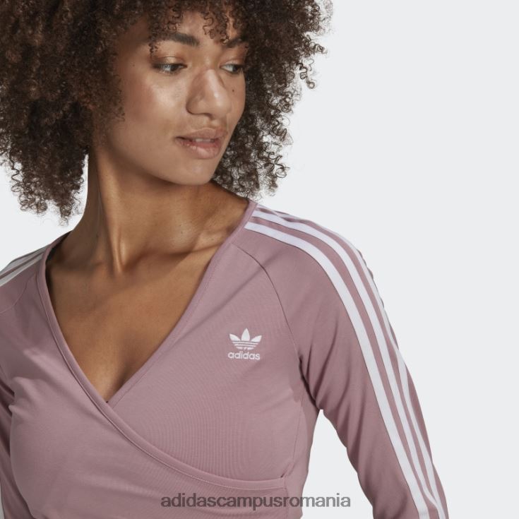 adidas campus romania tricou decupat cu mânecă lungă adicolor classics mov femei mov J266N210606