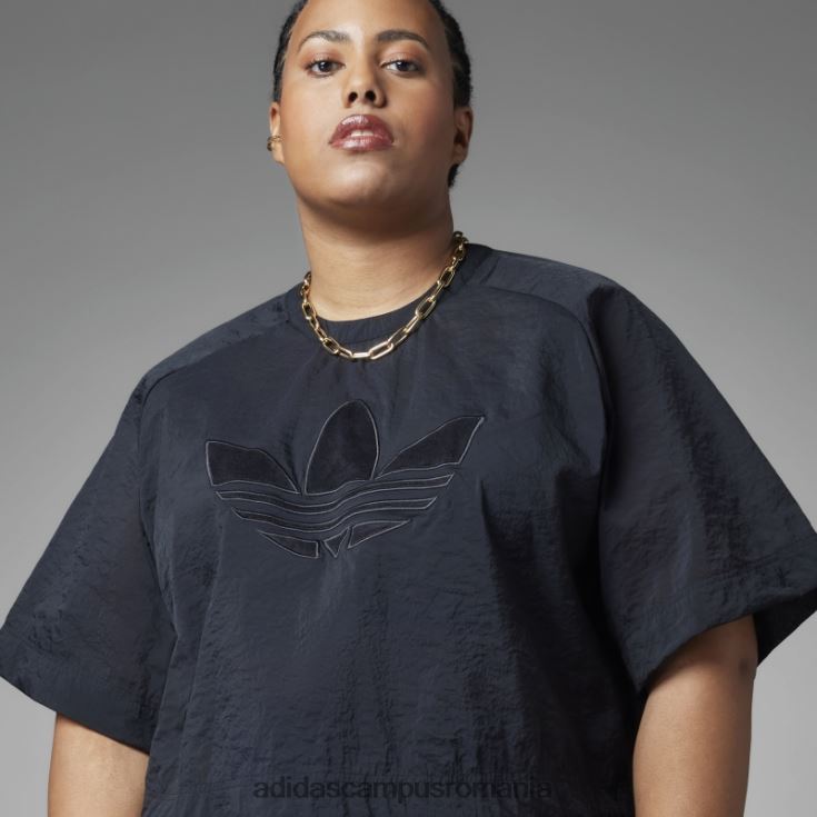 adidas campus romania tricou decupat negru întotdeauna original (plus mărime) femei negru J266N29593