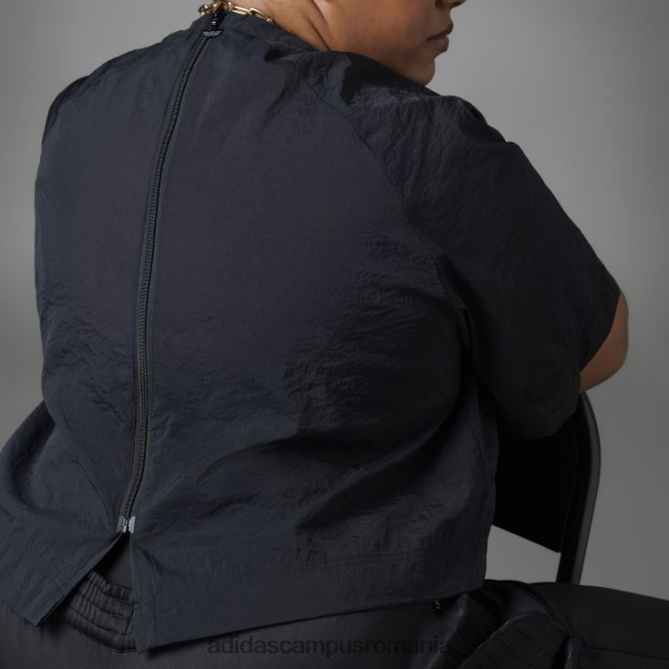 adidas campus romania tricou decupat negru întotdeauna original (plus mărime) femei negru J266N29593