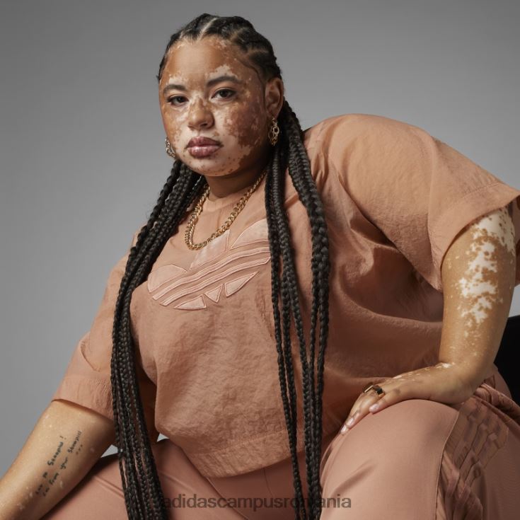 adidas campus romania tricou decupat întotdeauna original de argilă (plus mărime) femei lut J266N29802