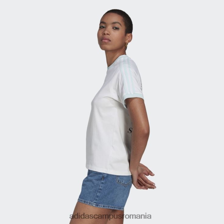 adidas campus romania tricou grafic alb adidas femei alb J266N22937