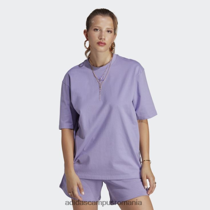adidas campus romania tricou lila adicolor essentials femei liliac J266N29142