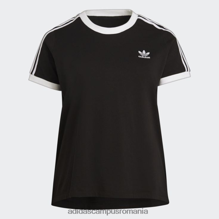 adidas campus romania tricou negru adicolor classics cu 3 dungi (plus mărime) adidas femei negru J266N210047
