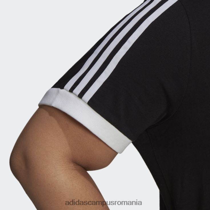 adidas campus romania tricou negru adicolor classics cu 3 dungi (plus mărime) adidas femei negru J266N210047