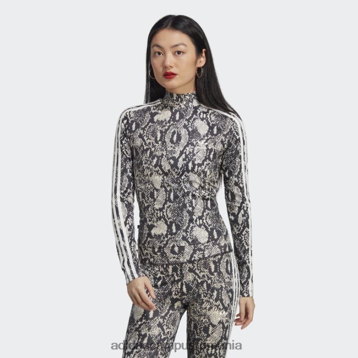 adidas campus romania tricou negru cu mânecă lungă cu imprimeu reg femei negru/multicolor J266N29367