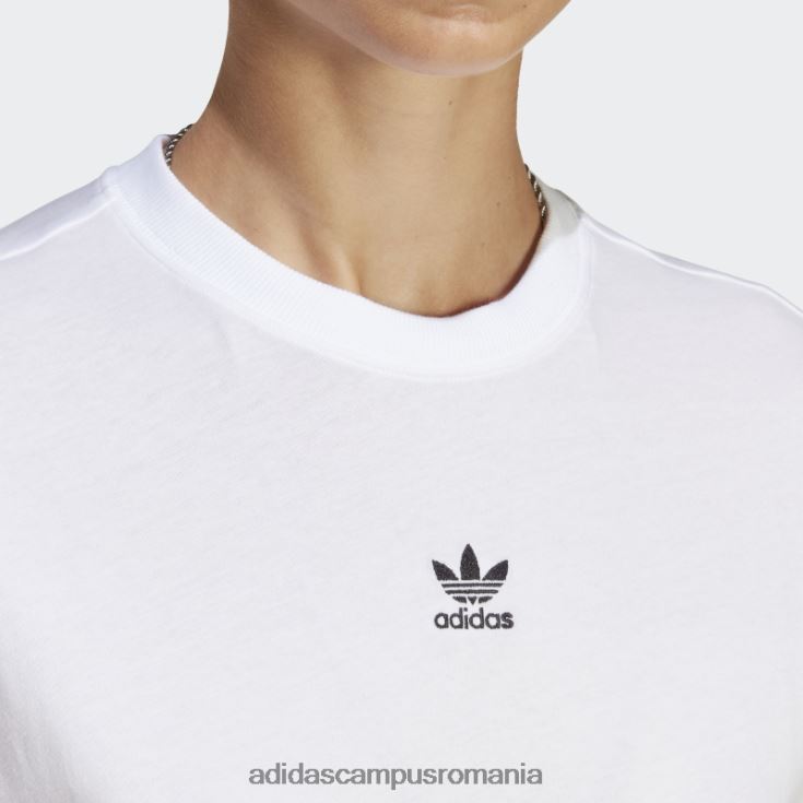 adidas campus romania tricou obișnuit adicolor essentials alb femei alb J266N216582