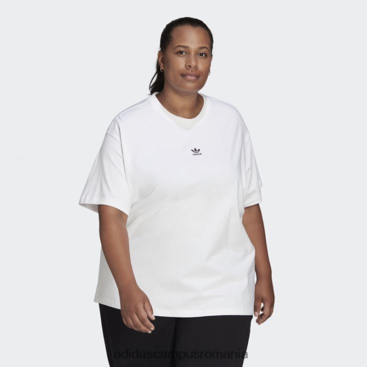 adidas campus romania tricou (plus mărime) alb adidas femei alb J266N29852