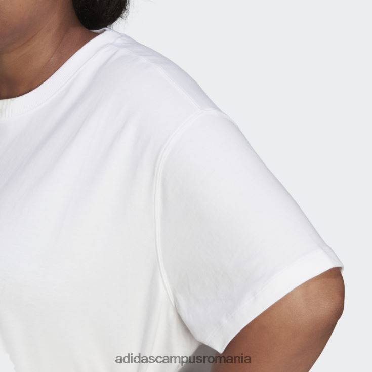 adidas campus romania tricou (plus mărime) alb adidas femei alb J266N29852