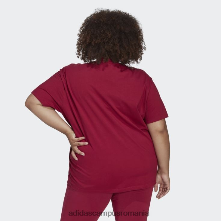 adidas campus romania tricou (plus mărime) visiniu femei Burgundia J266N29853