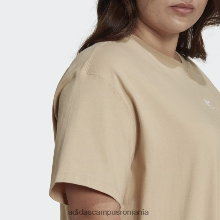 adidas campus romania tricou (plus marime) bej femei bej J266N29337