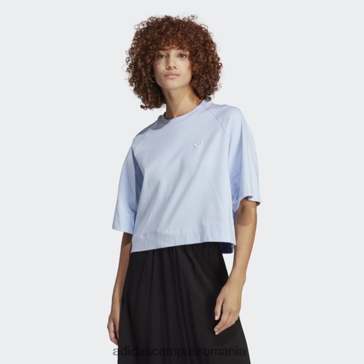 adidas campus romania tricou premium essentials albastru zori femei zori albastre J266N210070