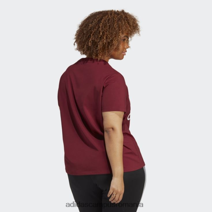 adidas campus romania tricou roșu adicolor classics trefoil (plus mărime) femei roșu J266N216679
