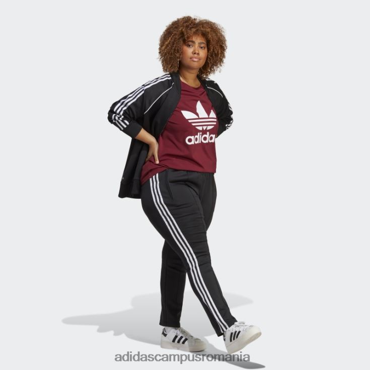 adidas campus romania tricou roșu adicolor classics trefoil (plus mărime) femei roșu J266N216679