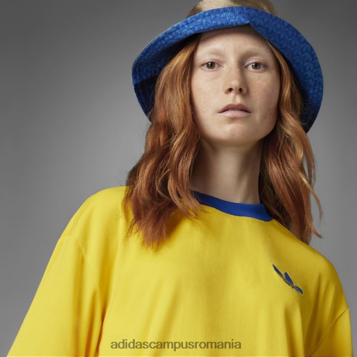 adidas campus romania tricou supradimensionat adicolor anii 70 adidas auriu femei aur J266N22736