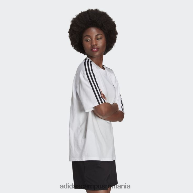adidas campus romania tricou supradimensionat alb adicolor classics femei alb J266N29917