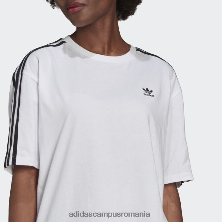 adidas campus romania tricou supradimensionat alb adicolor classics femei alb J266N29917