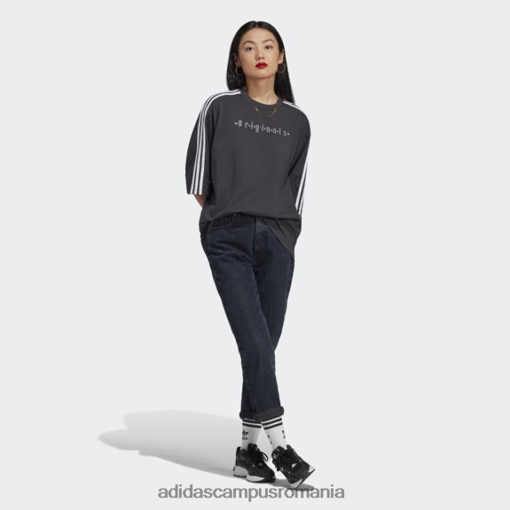 adidas campus romania tricou supradimensionat carbon adidas femei carbon J266N216392