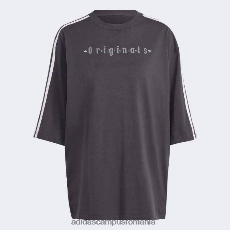 adidas campus romania tricou supradimensionat carbon adidas femei carbon J266N216392