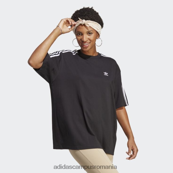 adidas campus romania tricou supradimensionat negru adicolor classics femei negru J266N22351