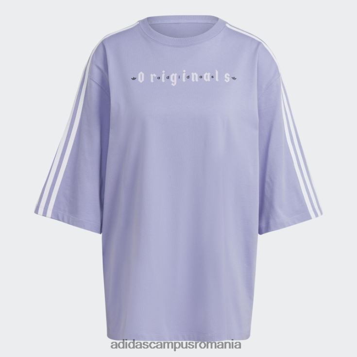 adidas campus romania tricou supradimensionat violet deschis adidas femei violet deschis J266N216473