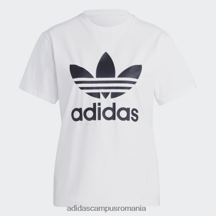 adidas campus romania tricou trifoil adicolor classics alb adidas femei alb J266N217418
