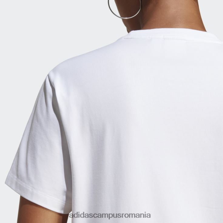 adidas campus romania tricou trifoil adicolor classics alb adidas femei alb J266N217418