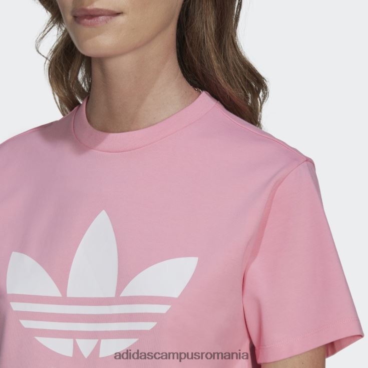 adidas campus romania tricou trifoil adicolor classics roz femei roz J266N216693