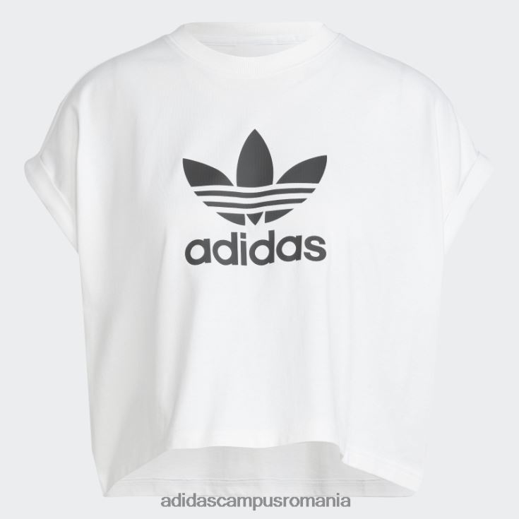 adidas campus romania tricou trifoil alb adicolor clasics scurt adidas femei alb J266N28901