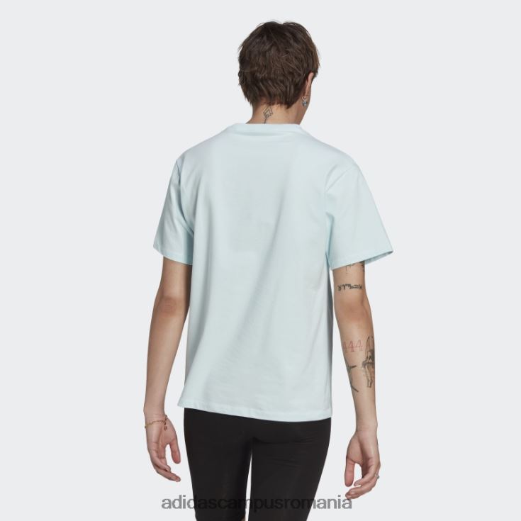 adidas campus romania tricou trifoil albastru adidas femei albastru J266N23690