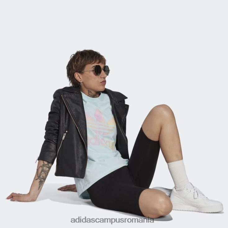 adidas campus romania tricou trifoil albastru adidas femei albastru J266N23690