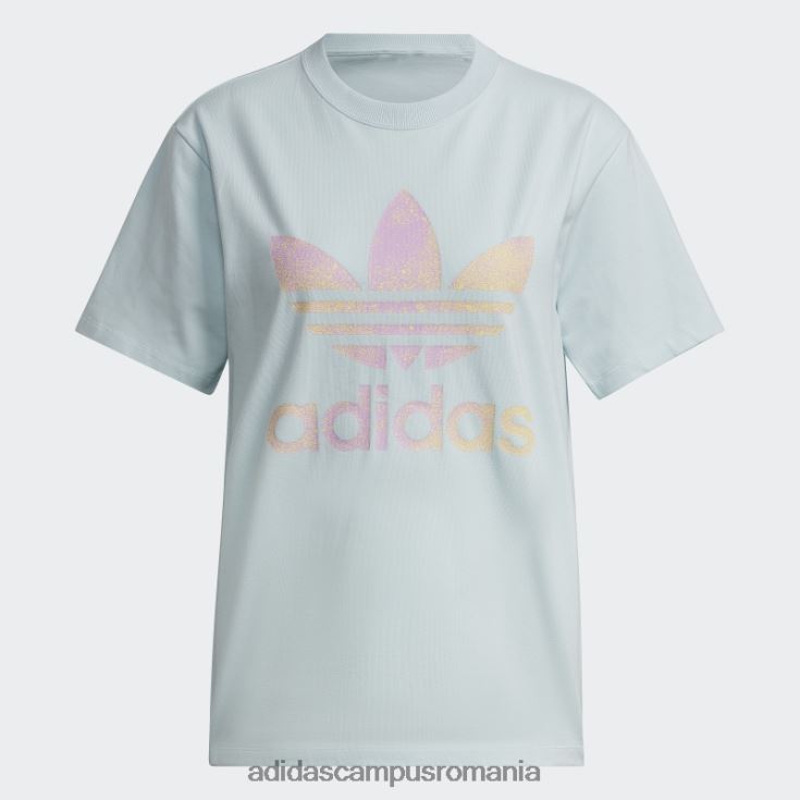adidas campus romania tricou trifoil albastru adidas femei albastru J266N23690