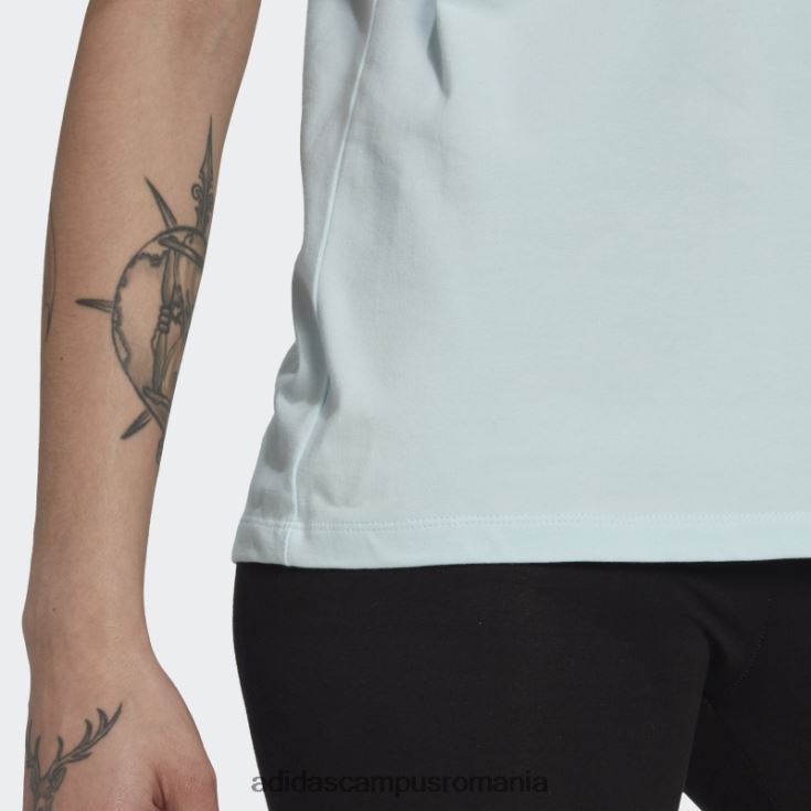 adidas campus romania tricou trifoil albastru adidas femei albastru J266N23690