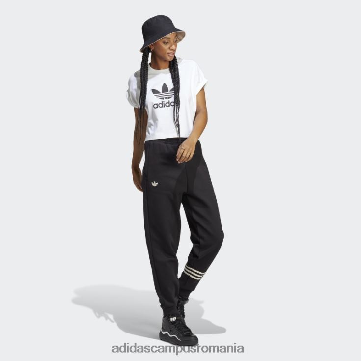 adidas campus romania tricou trifoil scurt adicolor clasics alb adidas femei alb J266N216425