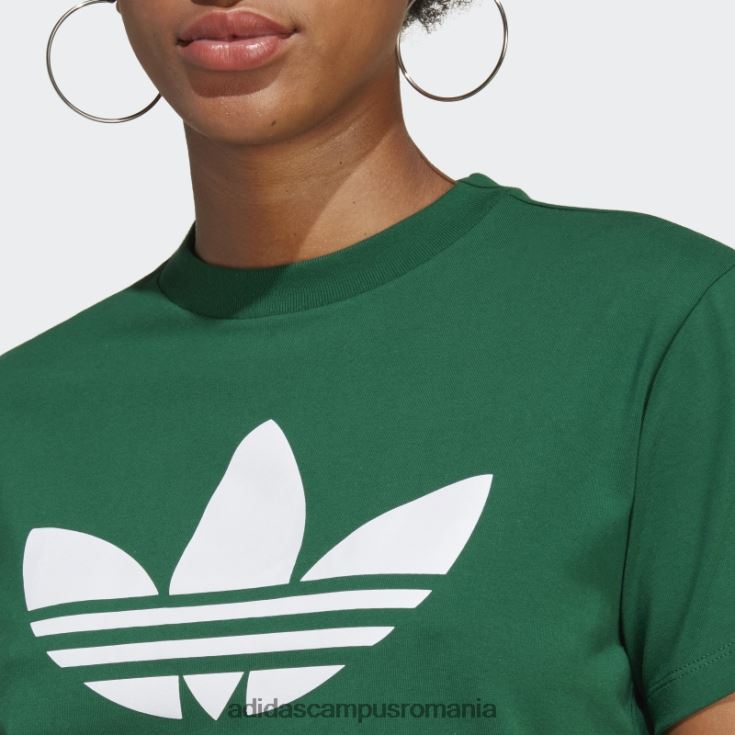 adidas campus romania tricou verde închis adicolor classics trefoil femei verde inchis J266N22410