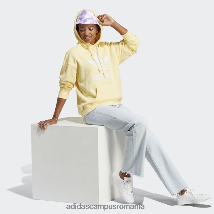 adidas campus romania trifoil hanorac galben femei galben J266N29764