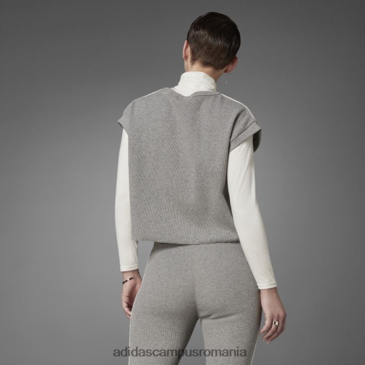 adidas campus romania versiunea albastră vafe crop tee core heather femei miezul erica J266N210832