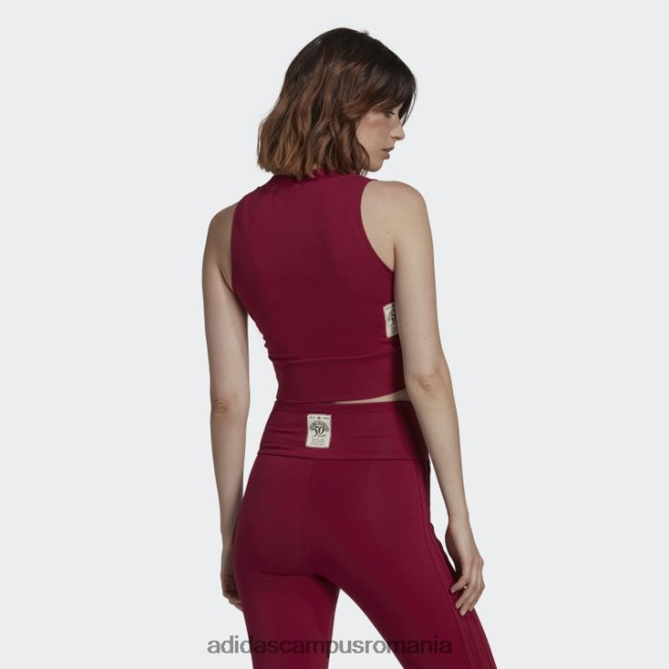 adidas campus romania vesta crop burgundy fashion originals clasa 72 femei Burgundia J266N210793