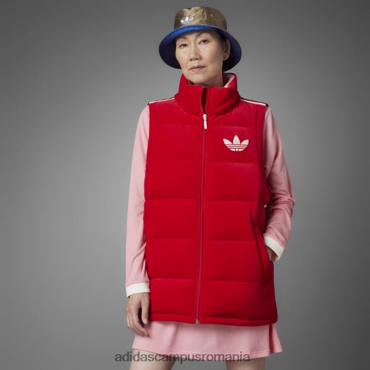 adidas campus romania vesta de catifea adicolor anii 70 stacojiu femei stacojiu J266N22696