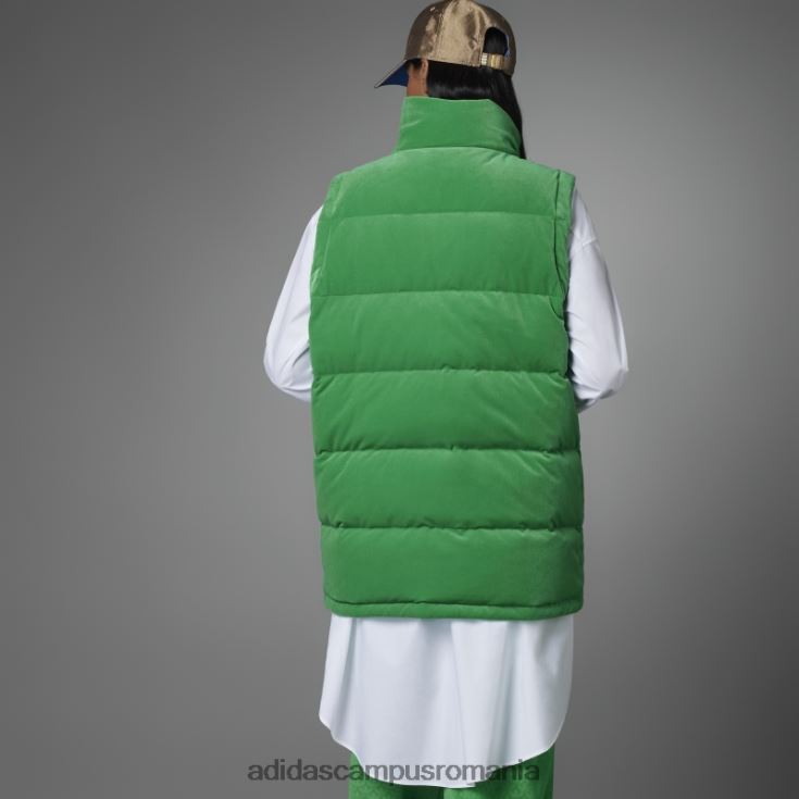 adidas campus romania vesta de catifea adicolor verde anii 70 femei verde J266N22981