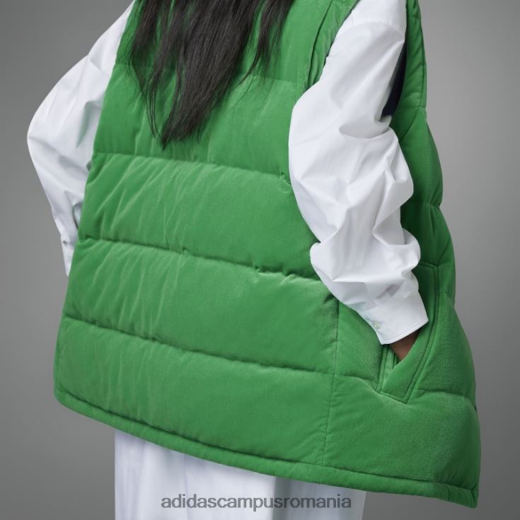 adidas campus romania vesta de catifea adicolor verde anii 70 femei verde J266N22981
