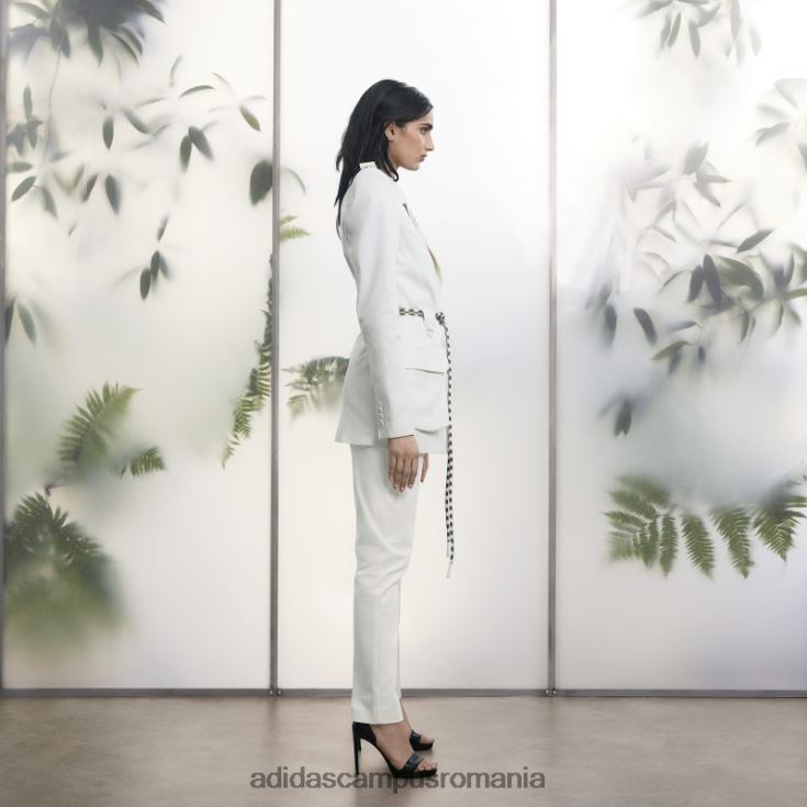 adidas campus romania costum twill cu mânecă lungă, alb femei alb J266N216586