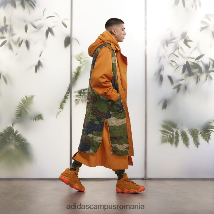 adidas campus romania palton portocaliu două-în-unu din twill cu glugă (toate genurile) femei focus portocaliu J266N29779