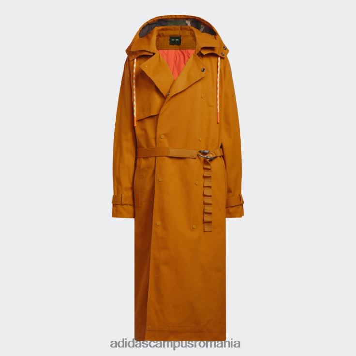 adidas campus romania palton portocaliu două-în-unu din twill cu glugă (toate genurile) femei focus portocaliu J266N29779