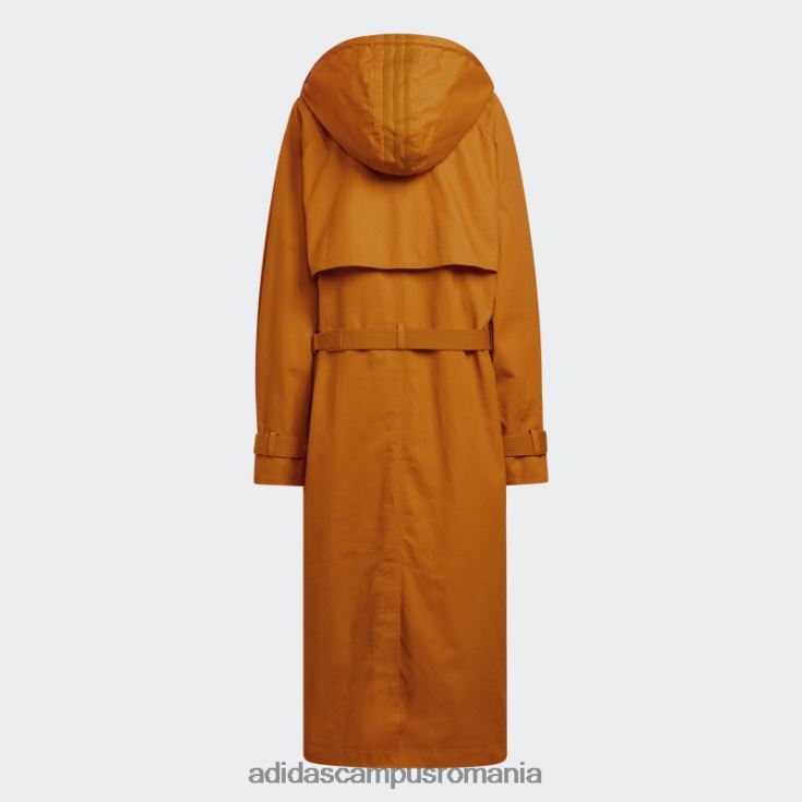 adidas campus romania palton portocaliu două-în-unu din twill cu glugă (toate genurile) femei focus portocaliu J266N29779