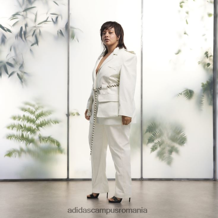 adidas campus romania pantaloni de costum din twill (plus marime) alb femei alb J266N216987