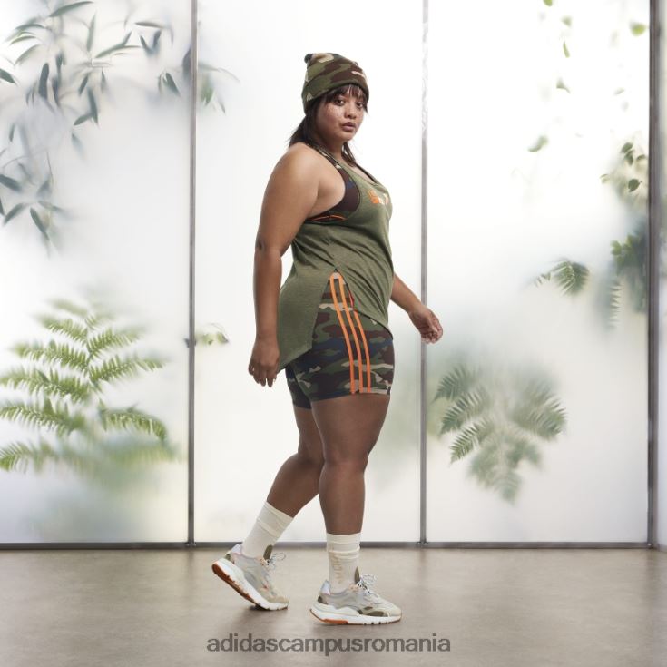 adidas campus romania pine loose tank top (plus size) fierbinte femei pin J266N210138