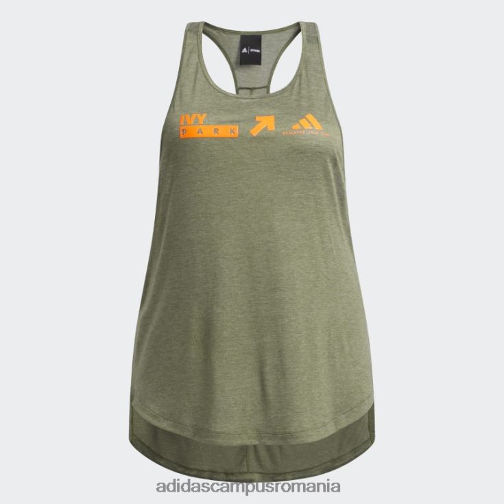 adidas campus romania pine loose tank top (plus size) fierbinte femei pin J266N210138